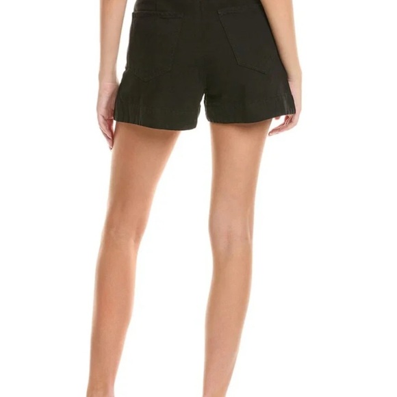 7 For All Mankind Black High Waist Women's Shorts - Picture 4 of 7